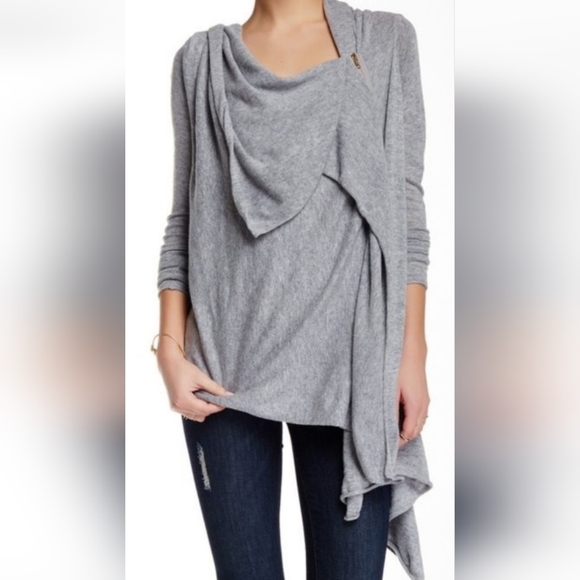 Love Stitch Asymetrical Cardi - Picture 1 of 13